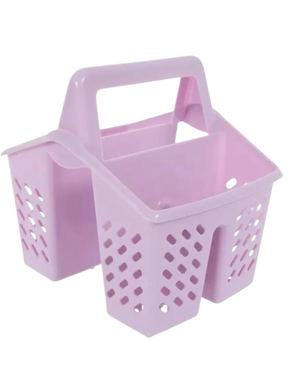 6-Count Storage Plastic Basket & Caddy Set-Light Purple-Gift Baskets Set- NEW